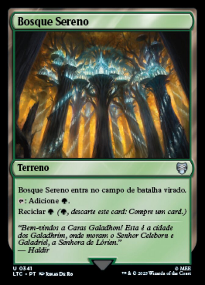 Bosque Sereno / Tranquil Thicket - Magic: The Gathering - MoxLand