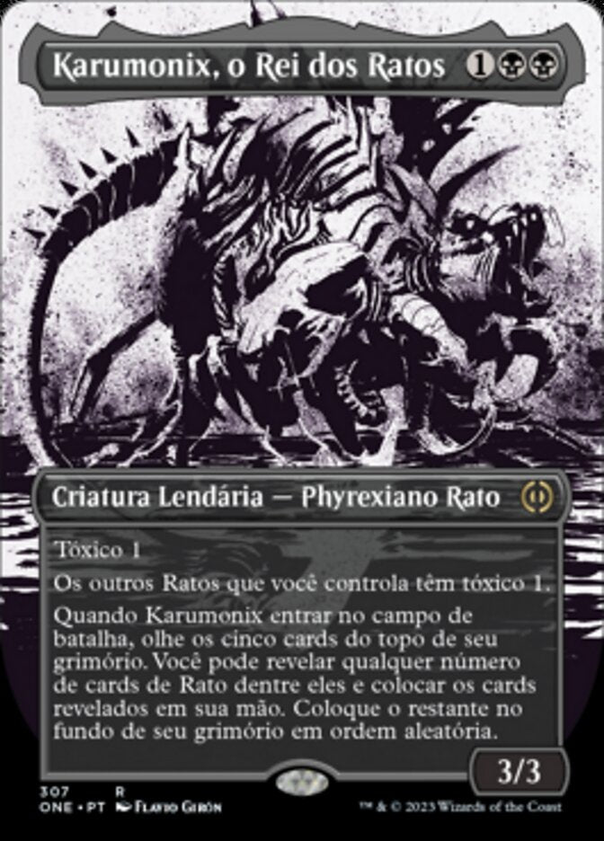 Karumonix, o Rei dos Ratos / Karumonix, the Rat King - Magic: The Gathering - MoxLand