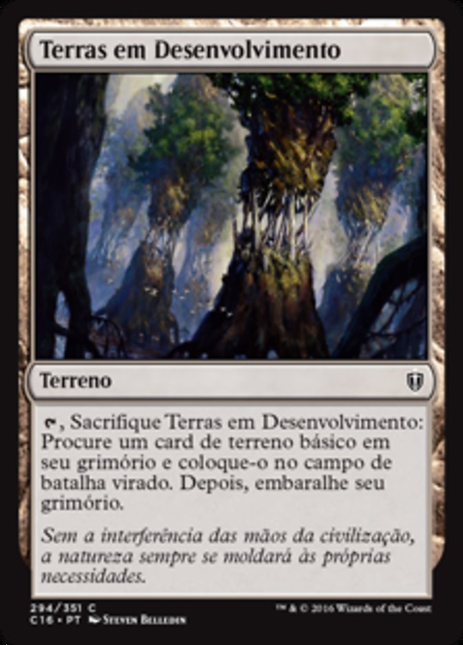 Terras em Desenvolvimento / Evolving Wilds - Magic: The Gathering - MoxLand