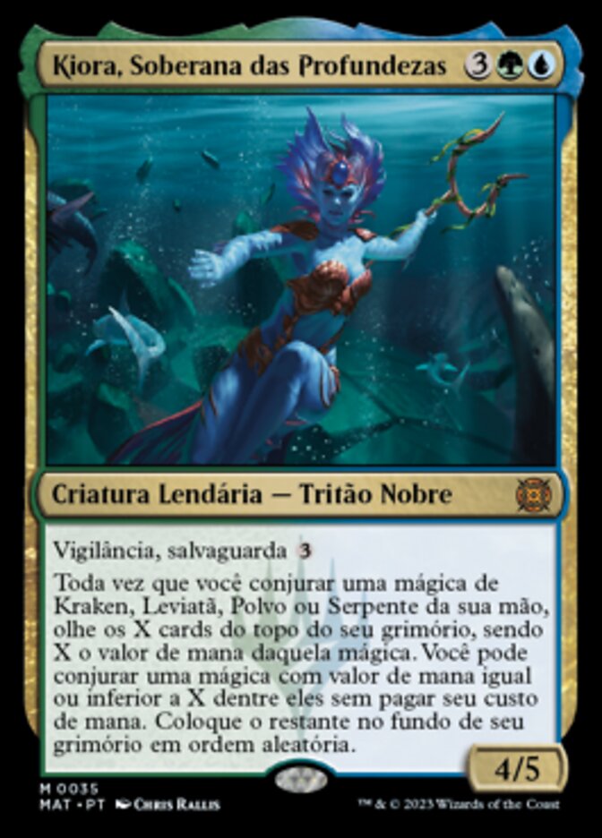 Kiora, Soberana das Profundezas / Kiora, Sovereign of the Deep - Magic: The Gathering - MoxLand