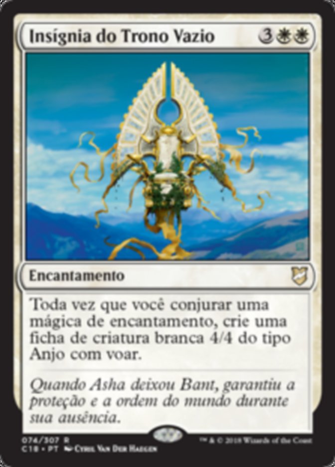 Insígnia do Trono Vazio / Sigil of the Empty Throne - Magic: The Gathering - MoxLand