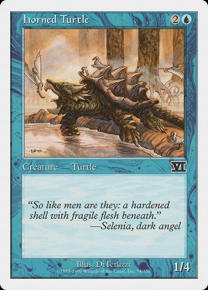 Tartaruga Marinha com Chifres / Horned Turtle - Magic: The Gathering - MoxLand