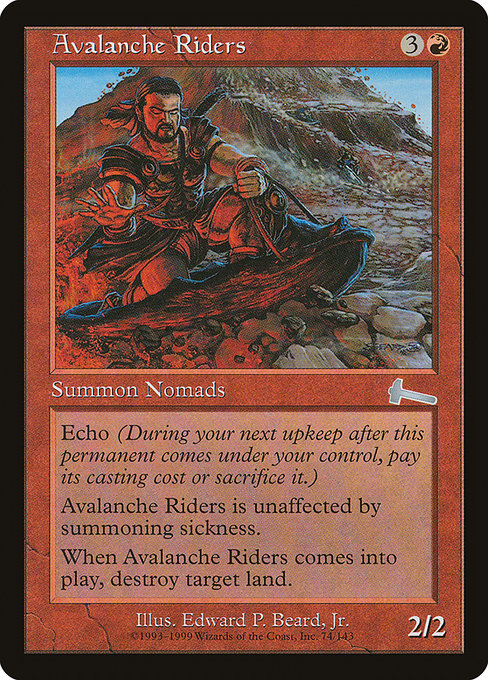 Ginetes da Avalanche / Avalanche Riders - Magic: The Gathering - MoxLand