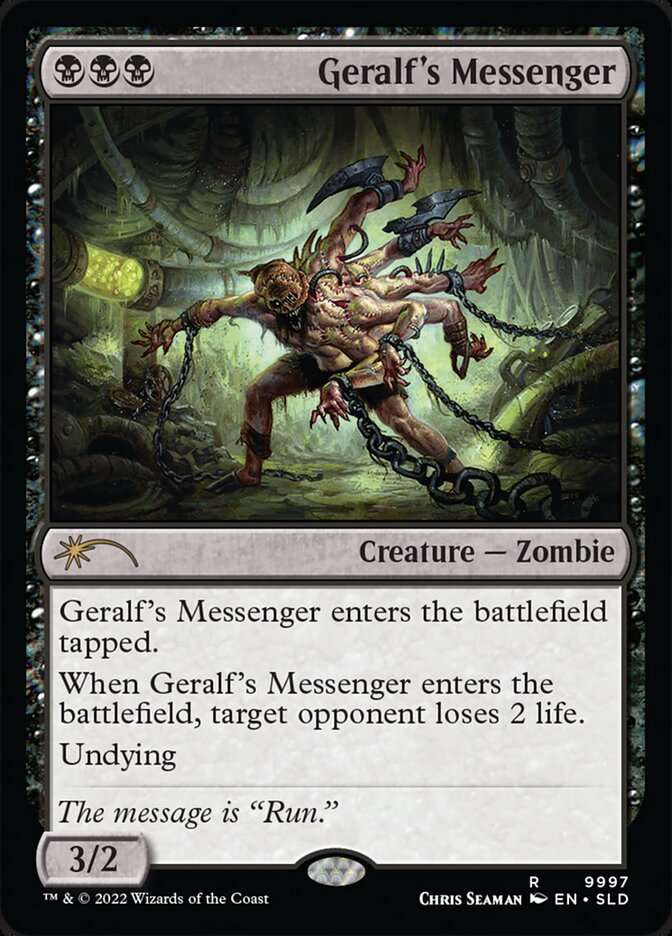 Mensageiro de Geralf / Geralf's Messenger - Magic: The Gathering - MoxLand