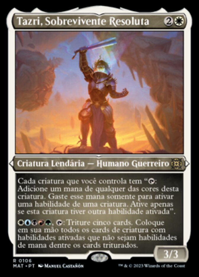 Tazri, Sobrevivente Resoluta / Tazri, Stalwart Survivor - Magic: The Gathering - MoxLand