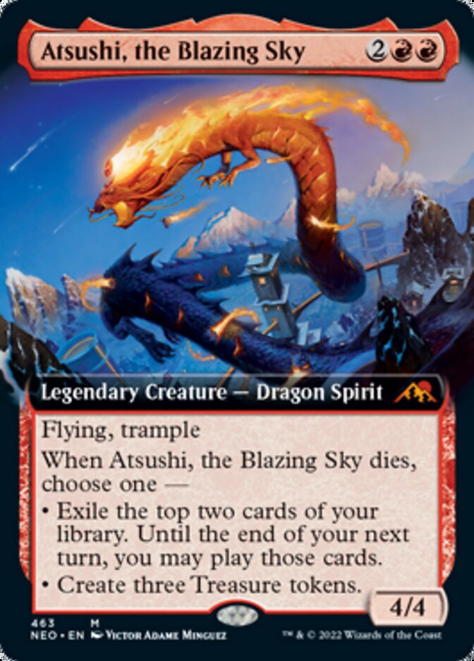 Atsushi, o Céu Flamejante / Atsushi, the Blazing Sky - Magic: The Gathering - MoxLand