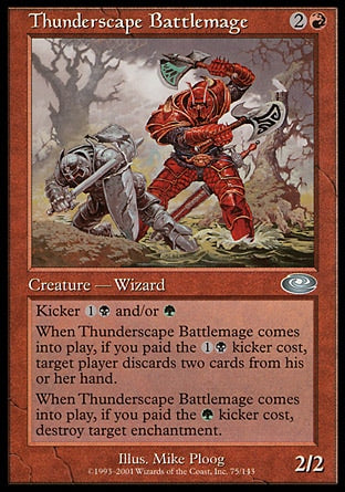 Mago de Batalha de Thunderscape / Thunderscape Battlemage - Magic: The Gathering - MoxLand