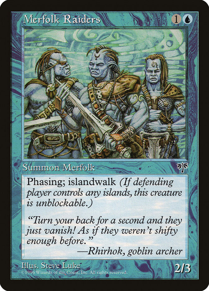 Tritões Salteadores / Merfolk Raiders - Magic: The Gathering - MoxLand