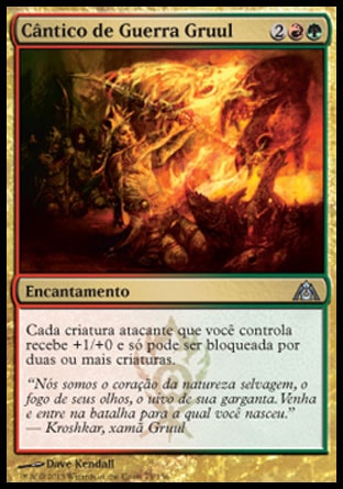 Cântico de Guerra Gruul / Gruul War Chant - Magic: The Gathering - MoxLand