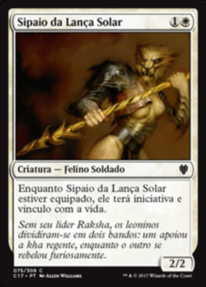 Sipaio da Lança Solar / Sunspear Shikari - Magic: The Gathering - MoxLand