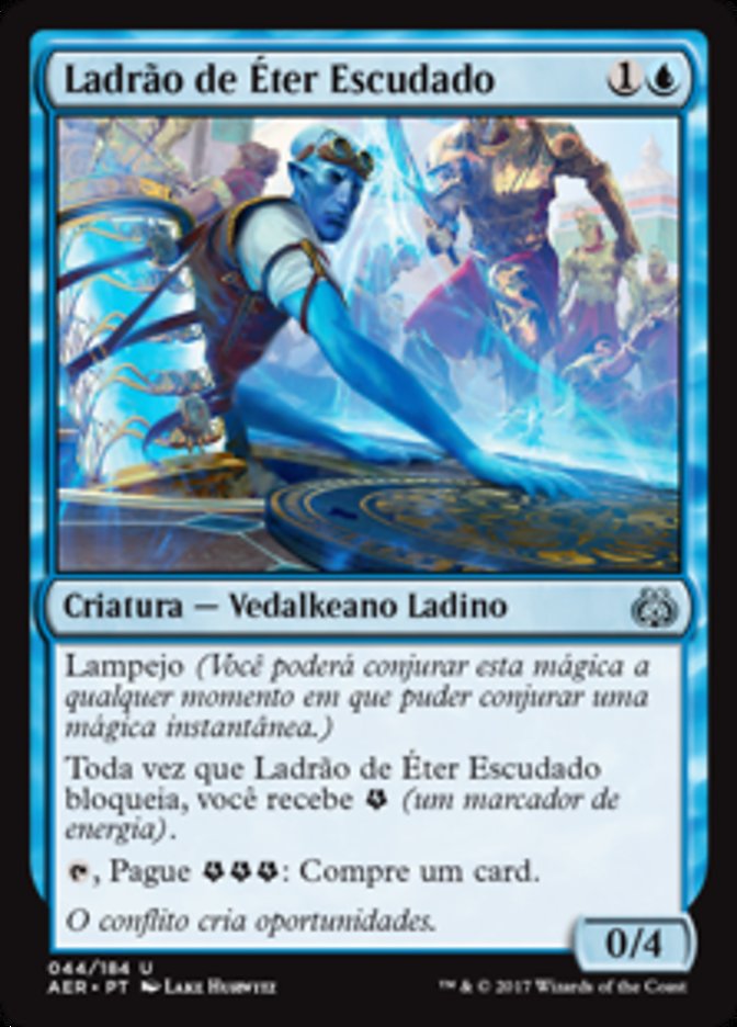 Ladrão de Éter Escudado / Shielded Aether Thief - Magic: The Gathering - MoxLand