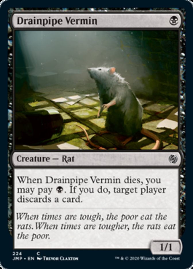 Ratazana de Esgoto / Drainpipe Vermin - Magic: The Gathering - MoxLand