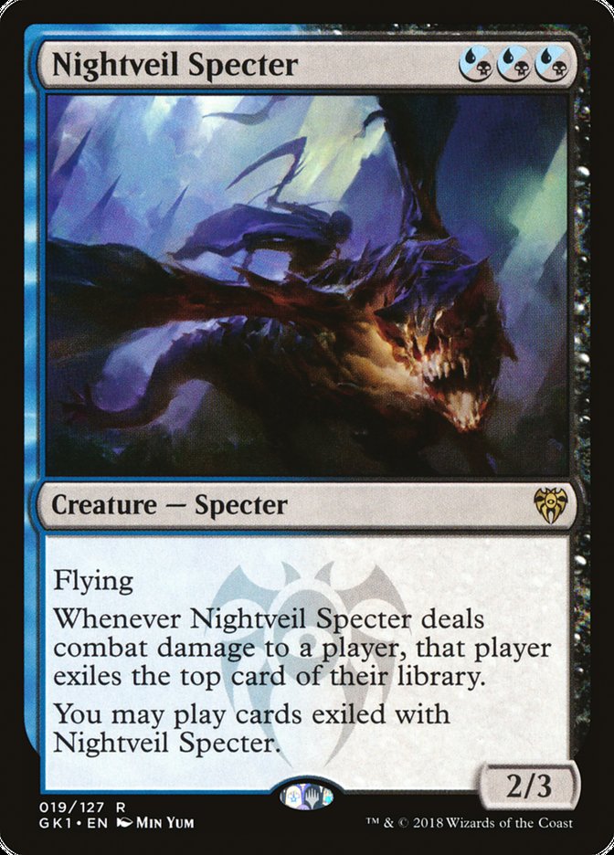 Espectro do Véu da Noite / Nightveil Specter - Magic: The Gathering - MoxLand