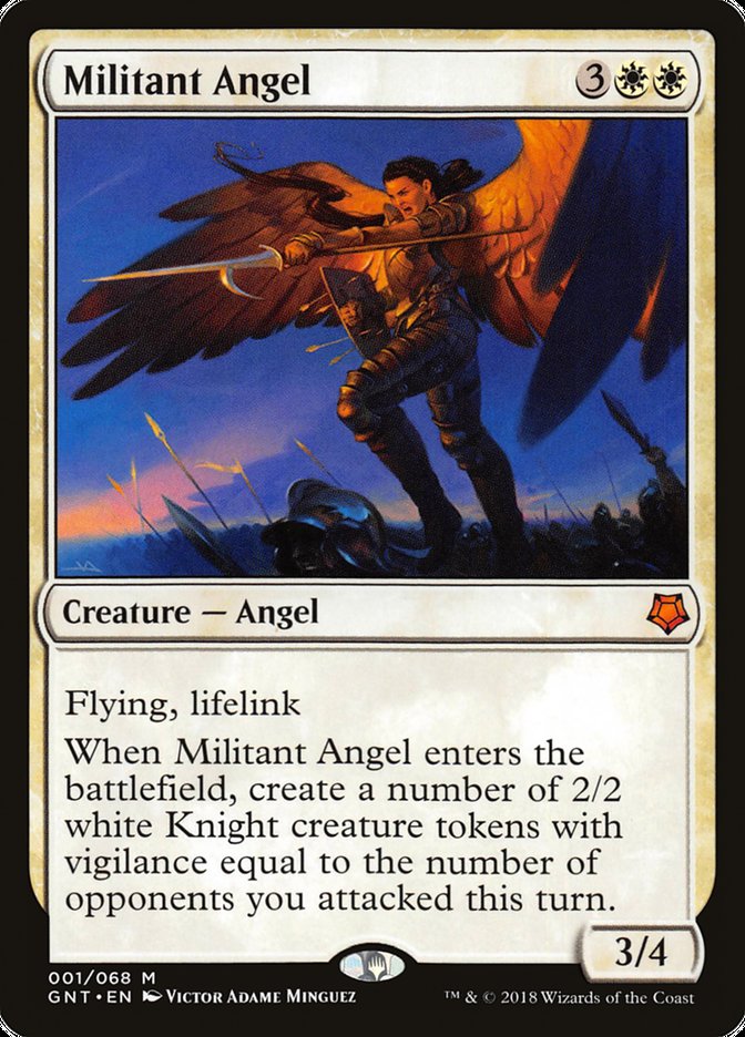 Militant Angel / Militant Angel - Magic: The Gathering - MoxLand