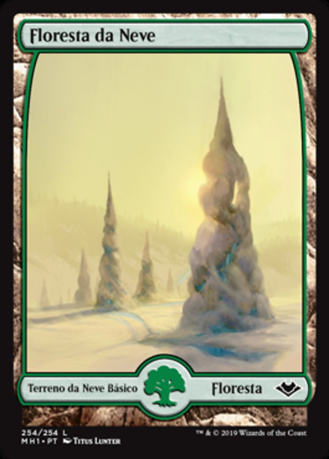 Floresta da Neve / Snow-Covered Forest - Magic: The Gathering - MoxLand