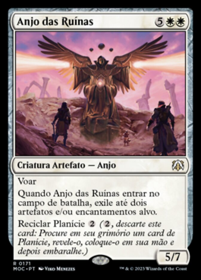 Anjo das Ruínas / Angel of the Ruins - Magic: The Gathering - MoxLand