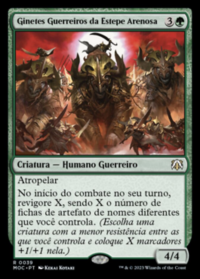 Ginetes Guerreiros da Estepe Arenosa / Sandsteppe War Riders - Magic: The Gathering - MoxLand