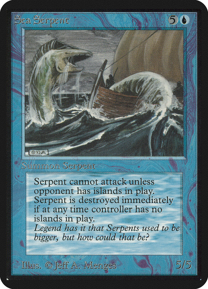 Serpente Marinha / Sea Serpent - Magic: The Gathering - MoxLand