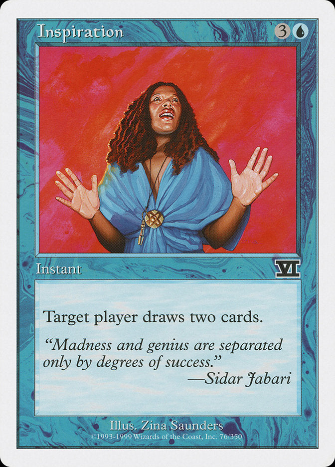 Inspiração / Inspiration - Magic: The Gathering - MoxLand