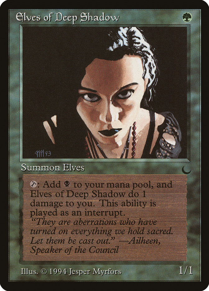 Elfos das Sombras Profundas / Elves of Deep Shadow - Magic: The Gathering - MoxLand