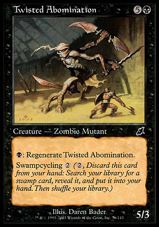 Abominação Distorcida / Twisted Abomination - Magic: The Gathering - MoxLand