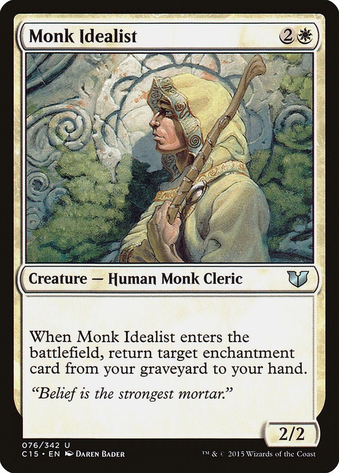 Monge Idealista / Monk Idealist - Magic: The Gathering - MoxLand