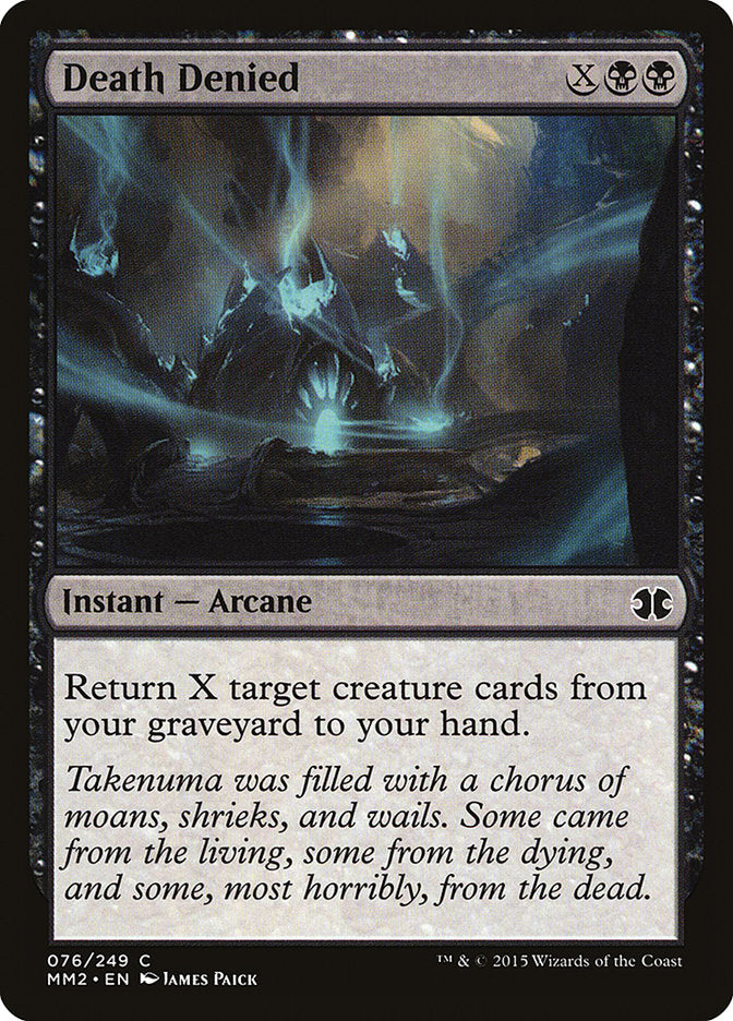 Morte Recusada / Death Denied - Magic: The Gathering - MoxLand