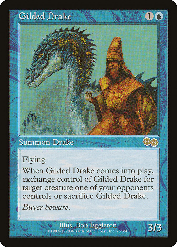 Dragonete Engalanado / Gilded Drake - Magic: The Gathering - MoxLand