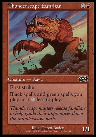 Familiar de Thunderscape / Thunderscape Familiar - Magic: The Gathering - MoxLand