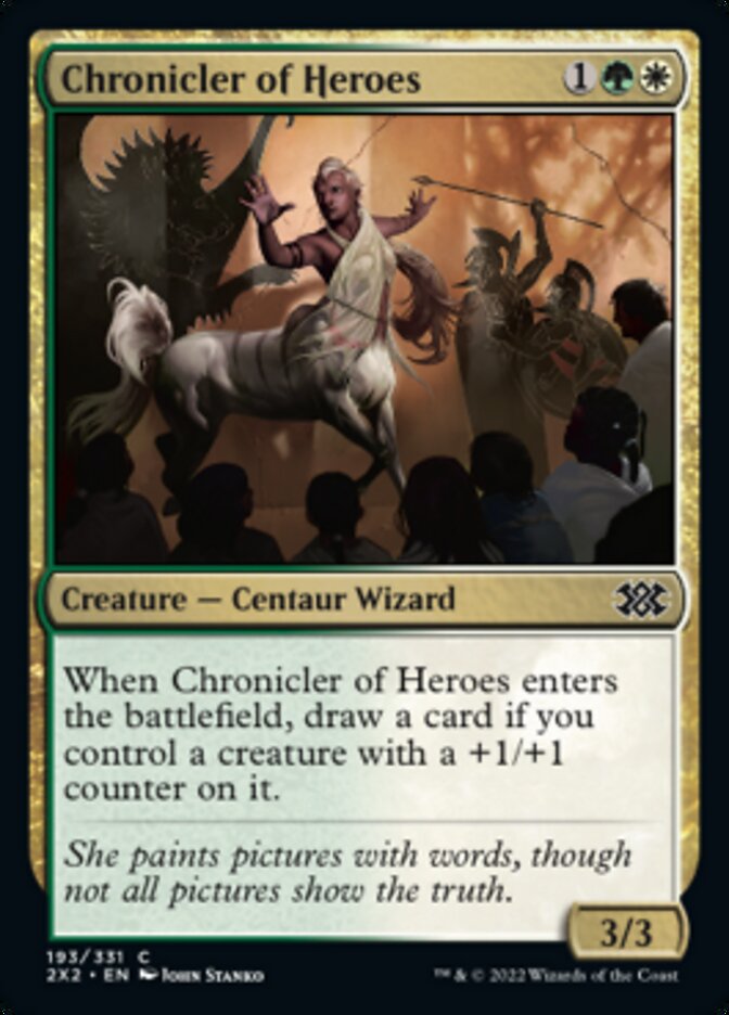 Cronista de Heróis / Chronicler of Heroes - Magic: The Gathering - MoxLand