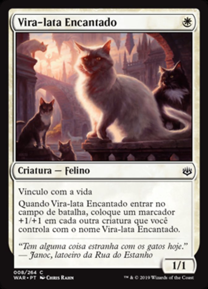 Vira-lata Encantado / Charmed Stray - Magic: The Gathering - MoxLand