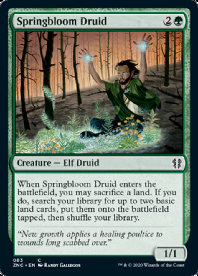 Druida do Florescimento / Springbloom Druid - Magic: The Gathering - MoxLand