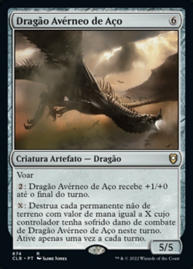 Dragão Avérneo de Aço / Steel Hellkite - Magic: The Gathering - MoxLand