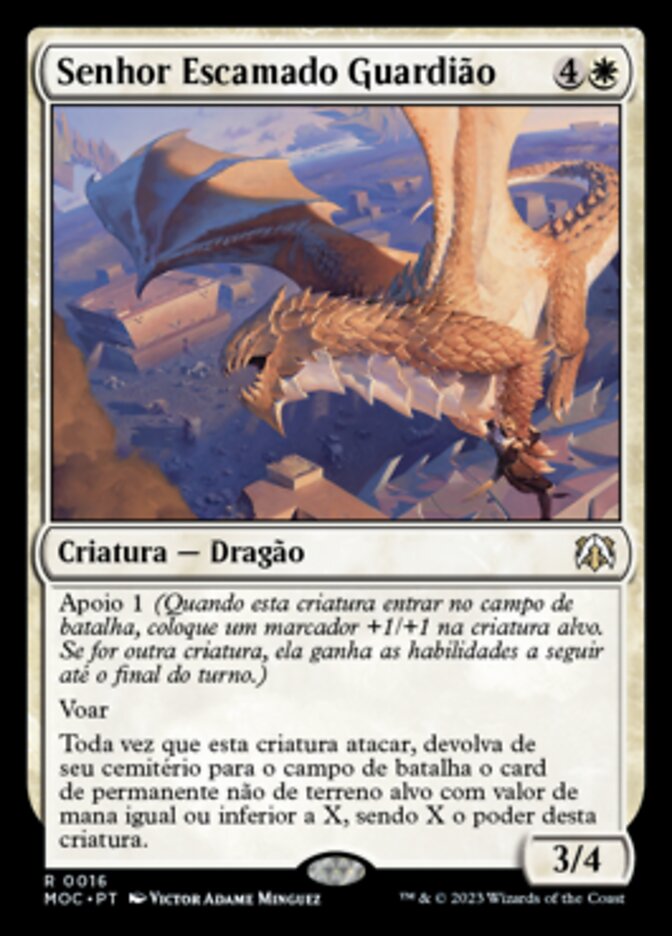 Senhor Escamado Guardião / Guardian Scalelord - Magic: The Gathering - MoxLand