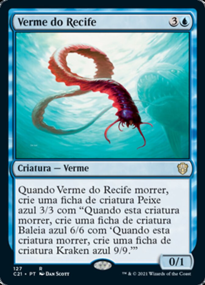 Verme do Recife / Reef Worm - Magic: The Gathering - MoxLand