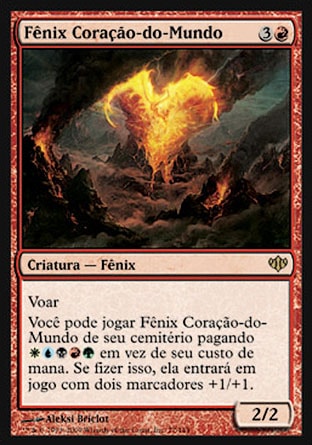 Fênix Coração-do-Mundo / Worldheart Phoenix - Magic: The Gathering - MoxLand