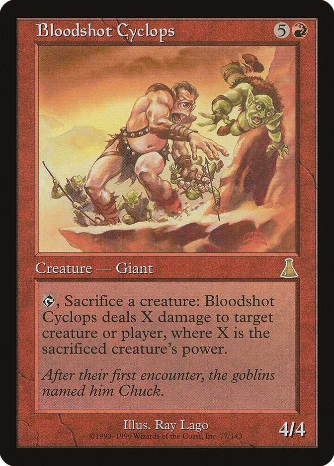 Cíclope de Olho Injetado / Bloodshot Cyclops - Magic: The Gathering - MoxLand