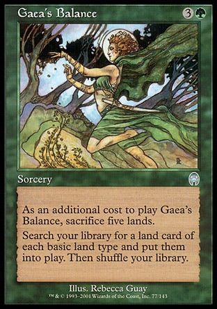 Equilíbrio de Gaia / Gaea's Balance - Magic: The Gathering - MoxLand