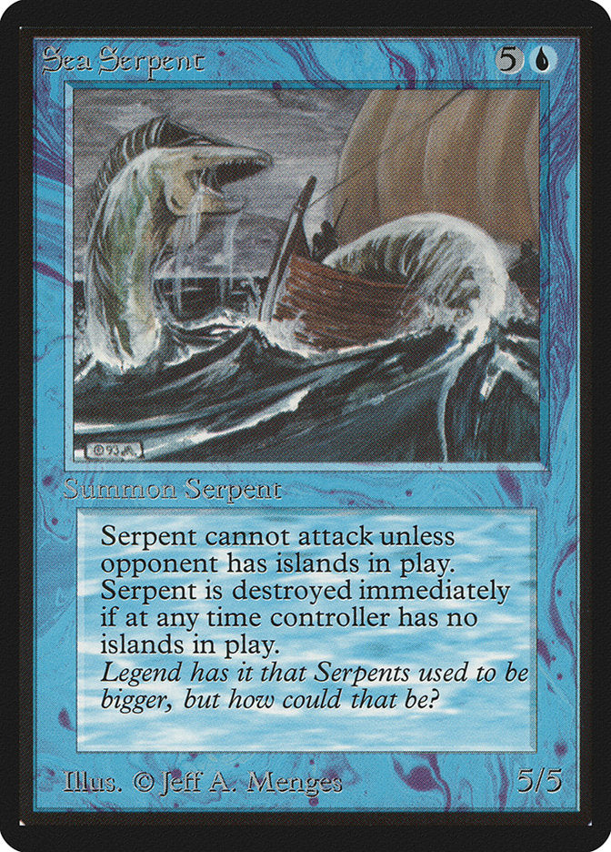 Serpente Marinha / Sea Serpent - Magic: The Gathering - MoxLand