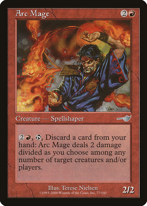 Mago Voltaico / Arc Mage - Magic: The Gathering - MoxLand