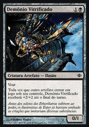 Demônio Vitrificado / Glaze Fiend - Magic: The Gathering - MoxLand