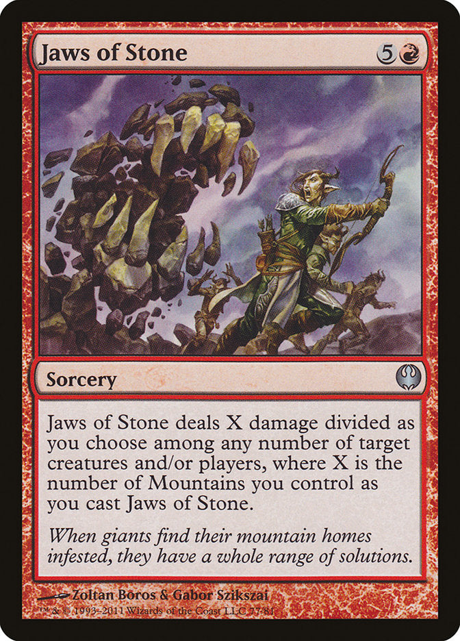 Mandíbulas de Pedra / Jaws of Stone - Magic: The Gathering - MoxLand