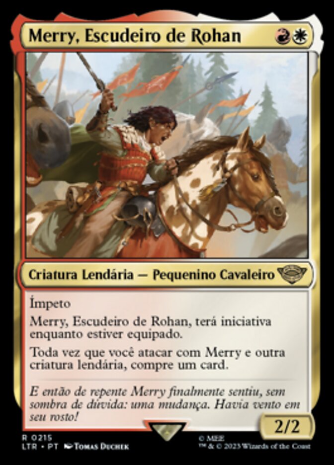 Merry, Escudeiro de Rohan / Merry, Esquire of Rohan - Magic: The Gathering - MoxLand