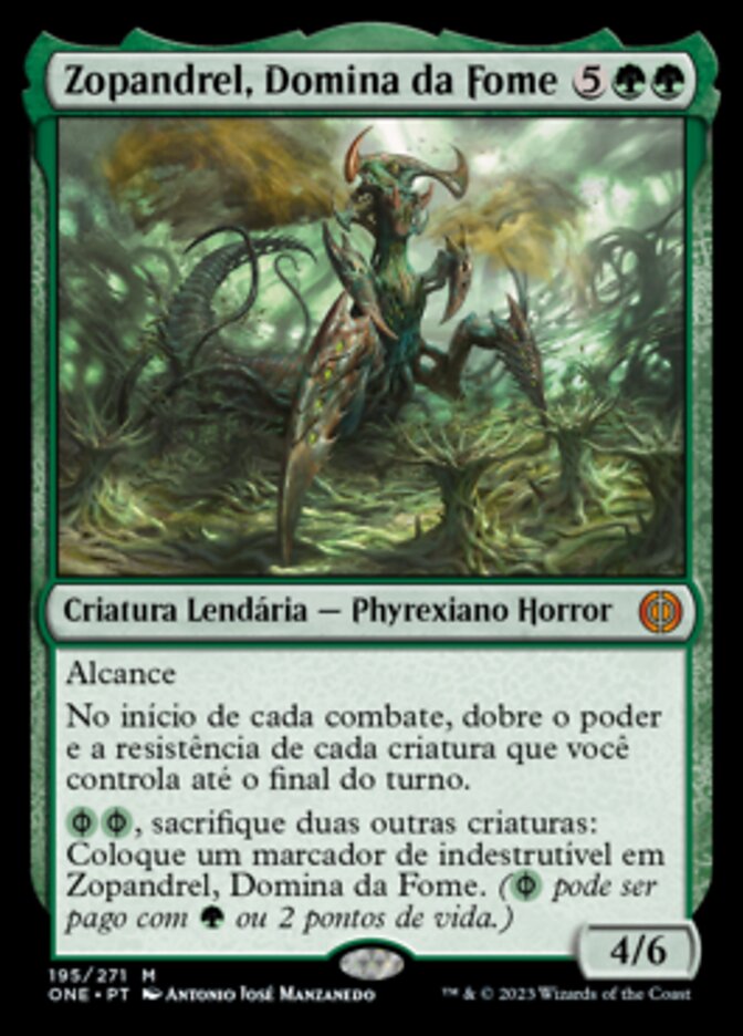 Zopandrel, Domina da Fome / Zopandrel, Hunger Dominus - Magic: The Gathering - MoxLand