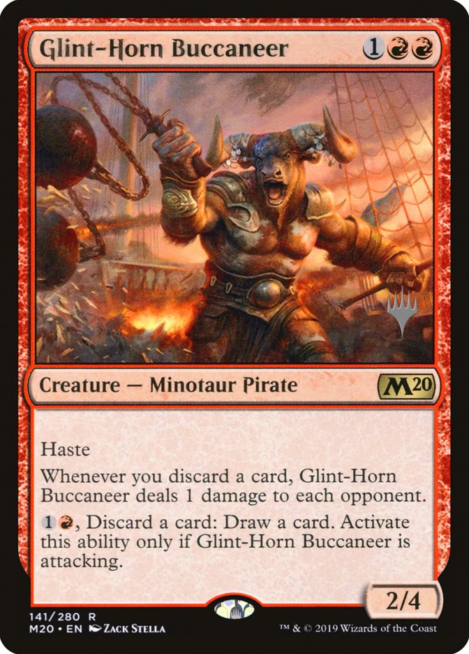 Bucaneiro do Chifre Reluzente / Glint-Horn Buccaneer - Magic: The Gathering - MoxLand