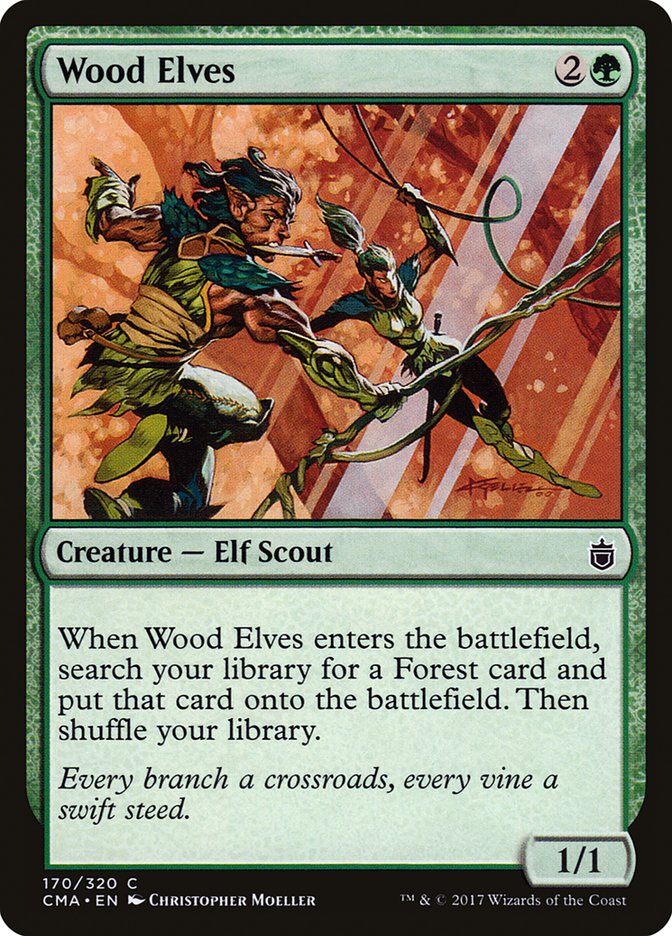 Elfos da Floresta / Wood Elves - Magic: The Gathering - MoxLand