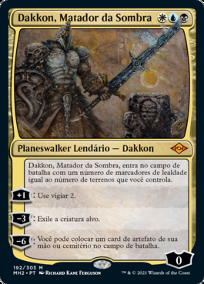 Dakkon, Matador da Sombra / Dakkon, Shadow Slayer - Magic: The Gathering - MoxLand