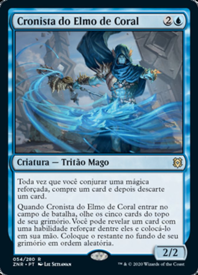 Cronista do Elmo de Coral / Coralhelm Chronicler - Magic: The Gathering - MoxLand