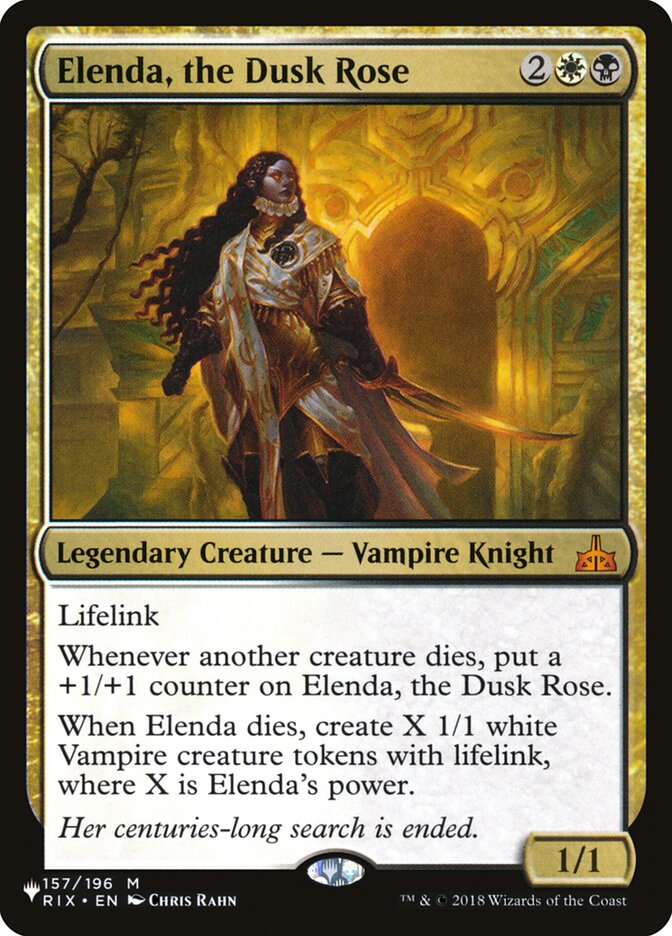 Elenda, a Rosa do Crepúsculo / Elenda, the Dusk Rose - Magic: The Gathering - MoxLand