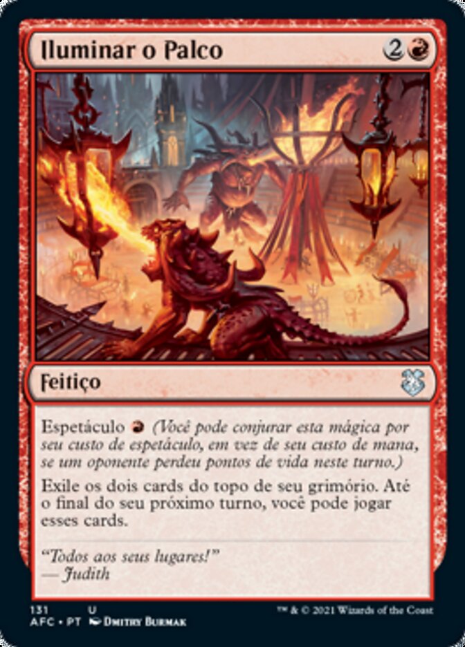 Iluminar o Palco / Light Up the Stage - Magic: The Gathering - MoxLand